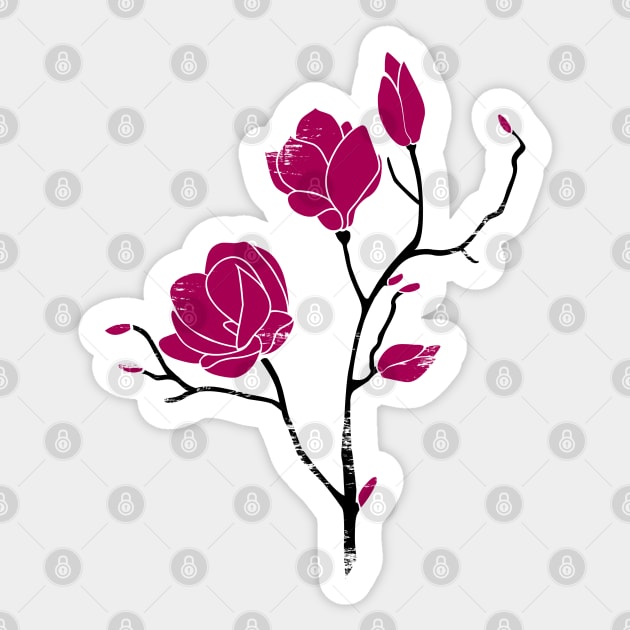 magnolia Sticker by gh30rgh3